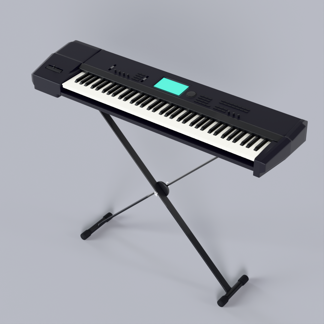 Keyboard with stand