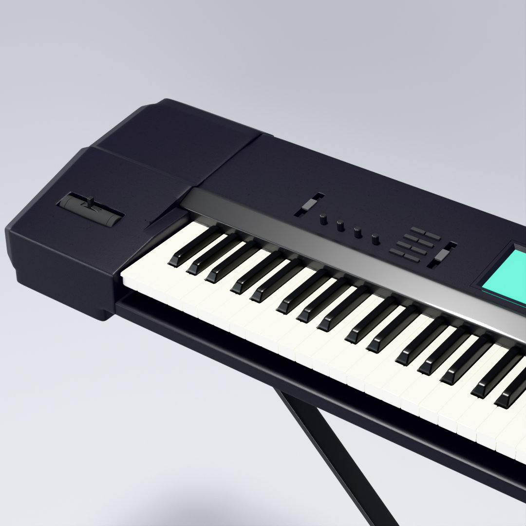 Keyboard with stand