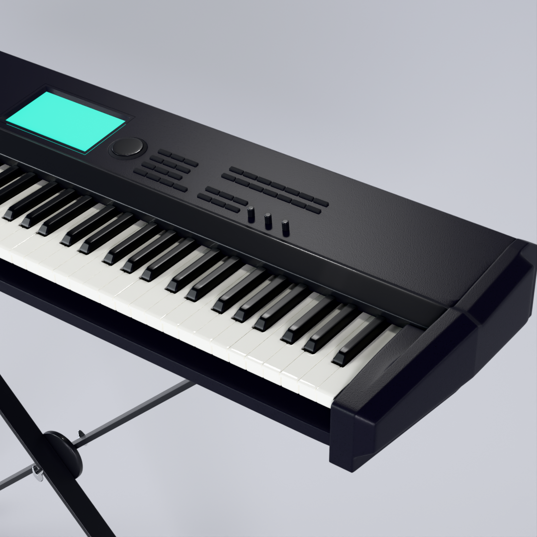 Keyboard with stand