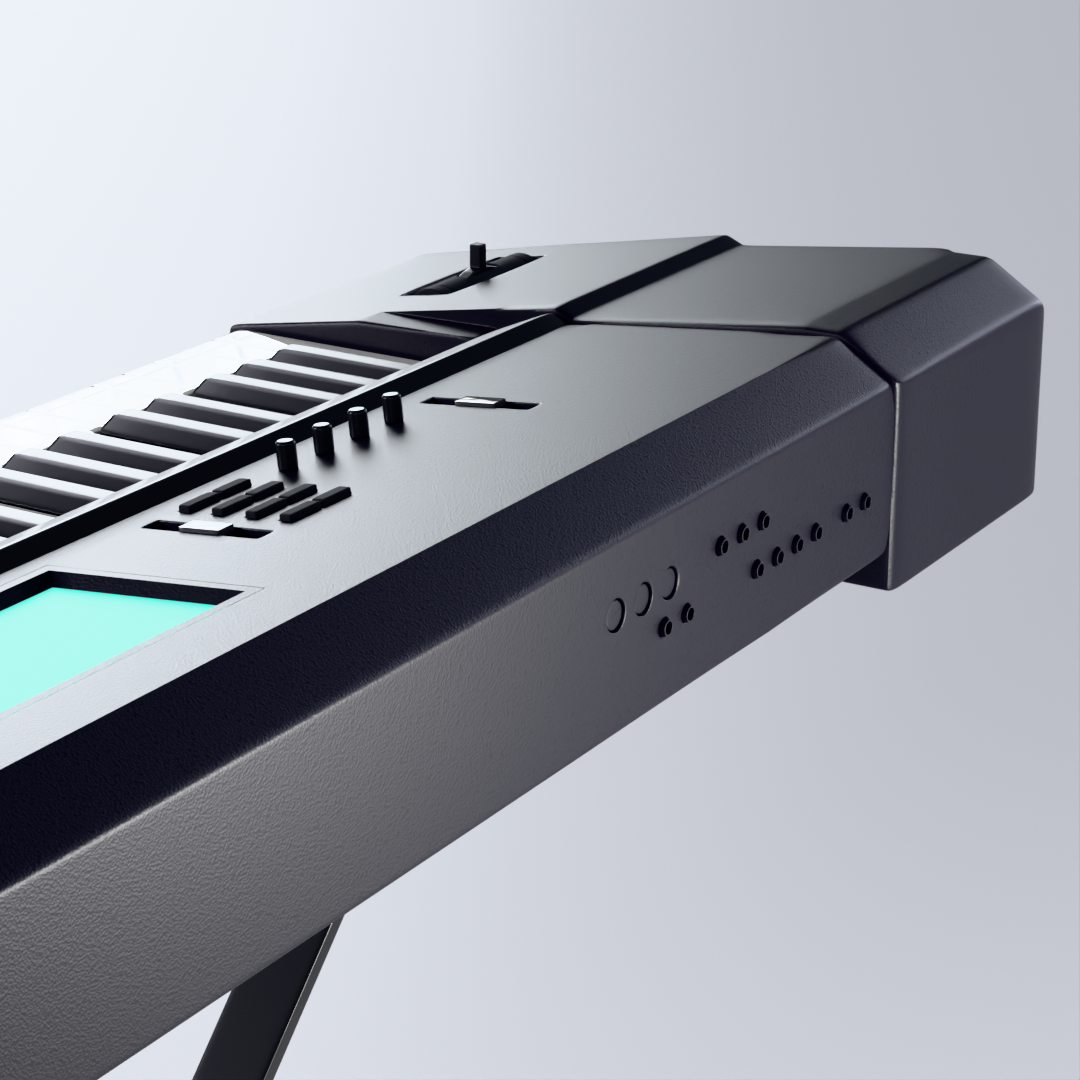Keyboard with stand