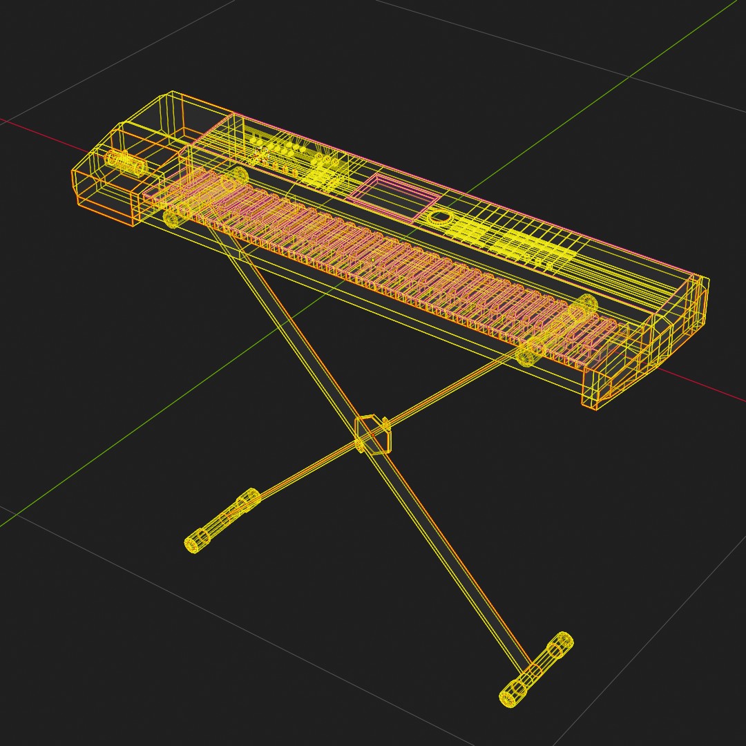 Keyboard with stand